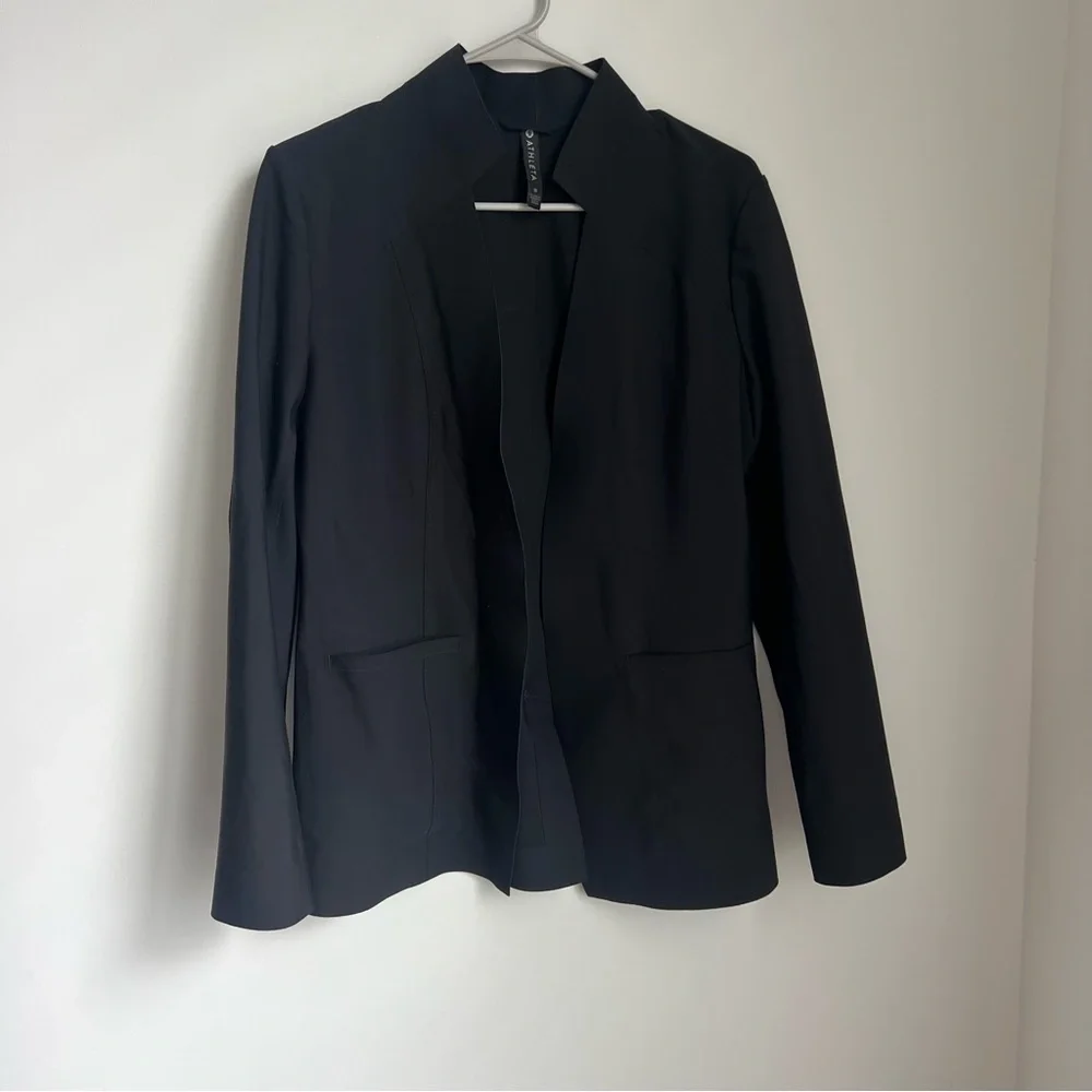 Athleta Cosmic Blazer Jacket in Black Women's Size 10